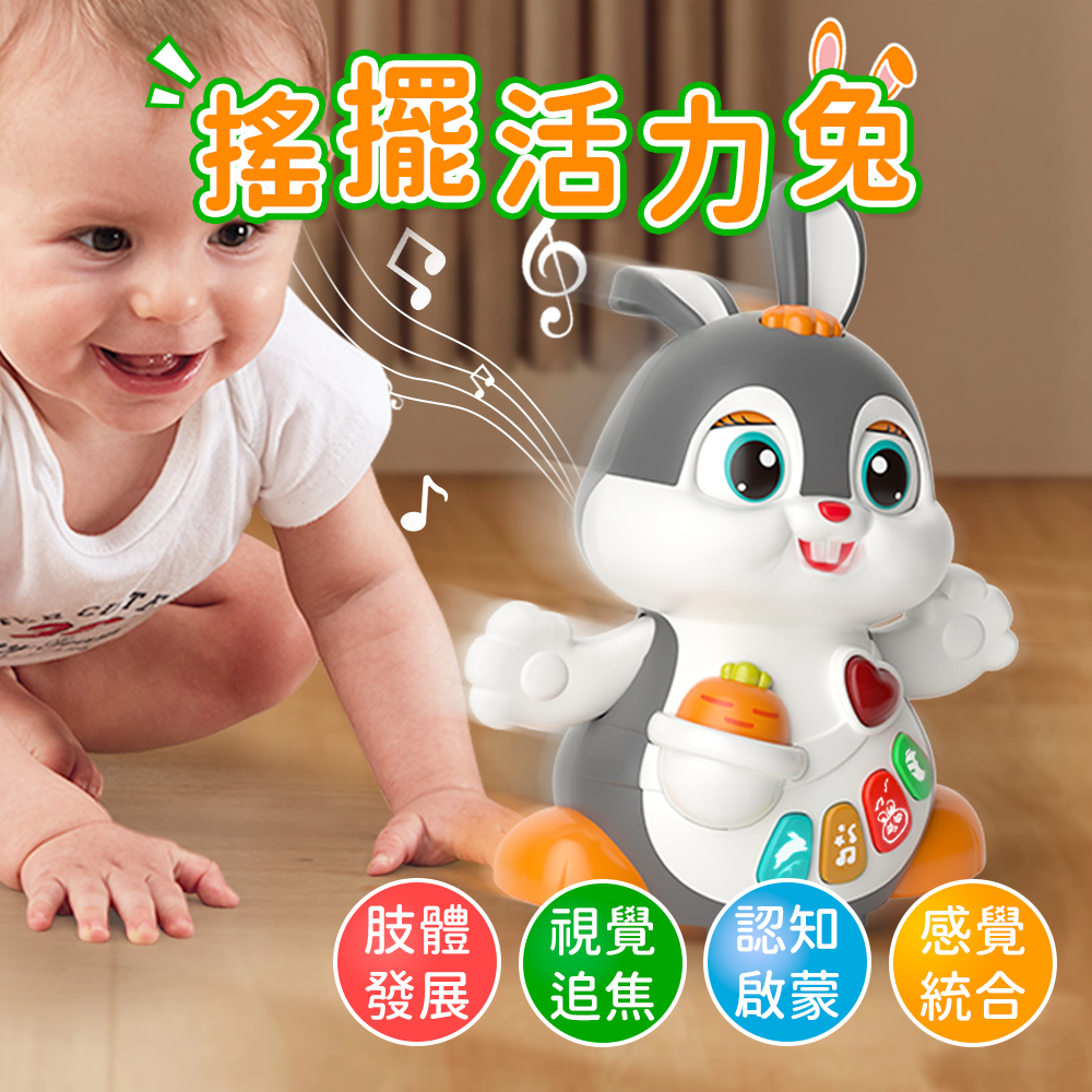 HolaLand匯樂玩具 搖擺活力兔