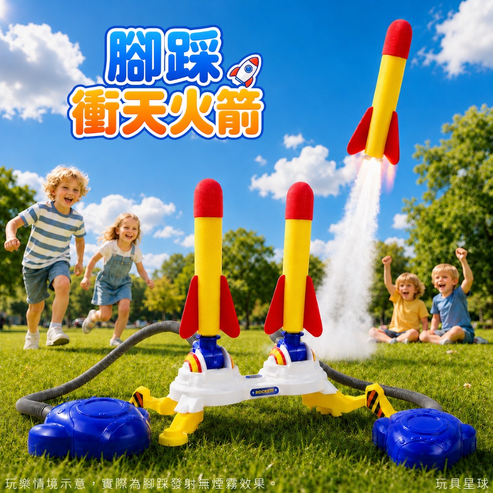 Toy Planet玩具星球 腳踩衝天火箭